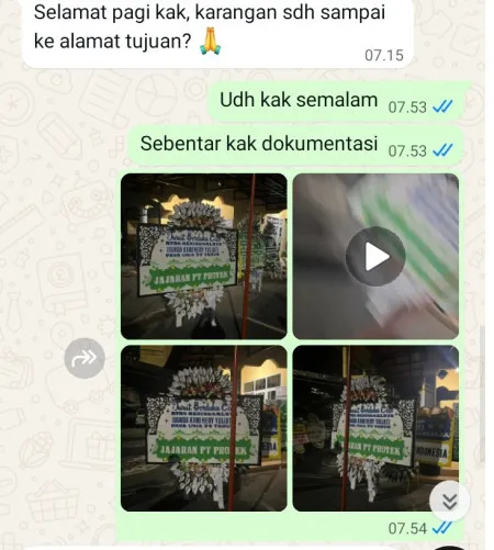 Pengiriman Papan Bunga Selamat Kedungpuji Gombong