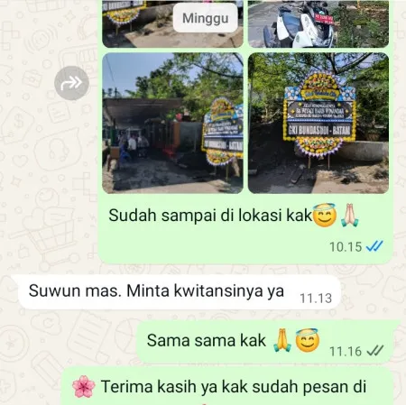 Pengiriman Papan Bunga Duka Kedungpuji Gombong