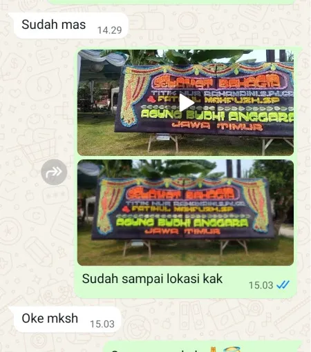 Pengiriman Papan Bunga Kedungpuji Gombong